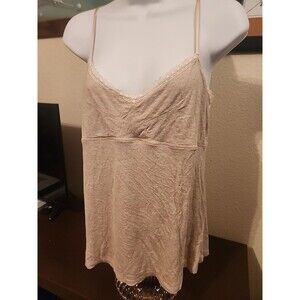 GapBody Essential! Tan Spaghetti Strap Tank Top - Women's Size M - Perfect Layer